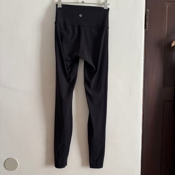 LULULEMON | Black Wunder Train 28" Inseam Everlux Leggings | Size 4 - Picture 3 of 5